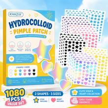 216/1080pcs Star Pimple Patches For Face Hydrocolloid, Absorbing Cover, Tea Tree, Hydrocolloid Acne Patch, Cute Star Pimple - Star - View 6