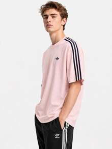 Adidas Clover Men's Summer New 3S TEE Sports Casual Short Sleeve - Pink - View 1