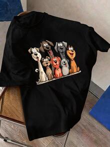 Camisetas de hombre - Negro - Ver 5