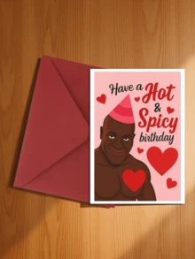 1pc Interesting & Passionate Birthday Card | Romantic & Fun Celebration Card, Suitable For Sending To Spouse, Partner, And Close Friends On Special Birthdays, Holidays, And Birthday Parties, Cartoon Fantasy Theme, Paper Material, Applicable For Valentine's Day, Anniversary, Birthday, And Other Occasions - 18*13cm - View 24