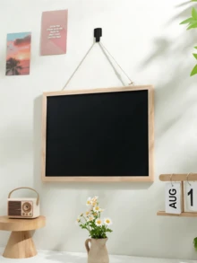 Blackboard, Writable With Chalk On Its Surface, Stain-Resistant And Easy To Wipe Clean. Three Sizes Available, Wall-Mounted For Home And Teaching Use, Lightweight And Durable. - Multiple Specifications - View 6