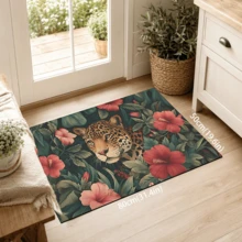 1pc Tiger Pattern Diatomaceous Earth Kitchen Mat, Absorbent Kitchen Floor Mat, Kitchen Rug, Long Strip Foot Mat, Sink Front Mat, Suitable For Kitchen, Bathroom, Entryway, Hallway, Laundry Room And Home Decor - Multicolor - View 18