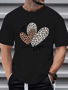 Men T-Shirts - 黑色 - 查看 3