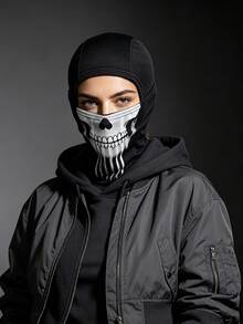 Multiple Horror Pattern Quick-Dry Headwear, Breathable Lightweight Sweat-Proof Face Mask, Windproof, Suitable For Motorcycle Riding, Cycling And Street Sports, UV Protection Headgear, Suitable For Running, Fishing, Halloween Cosplay And Outdoor Activities - Multicolor - View 8