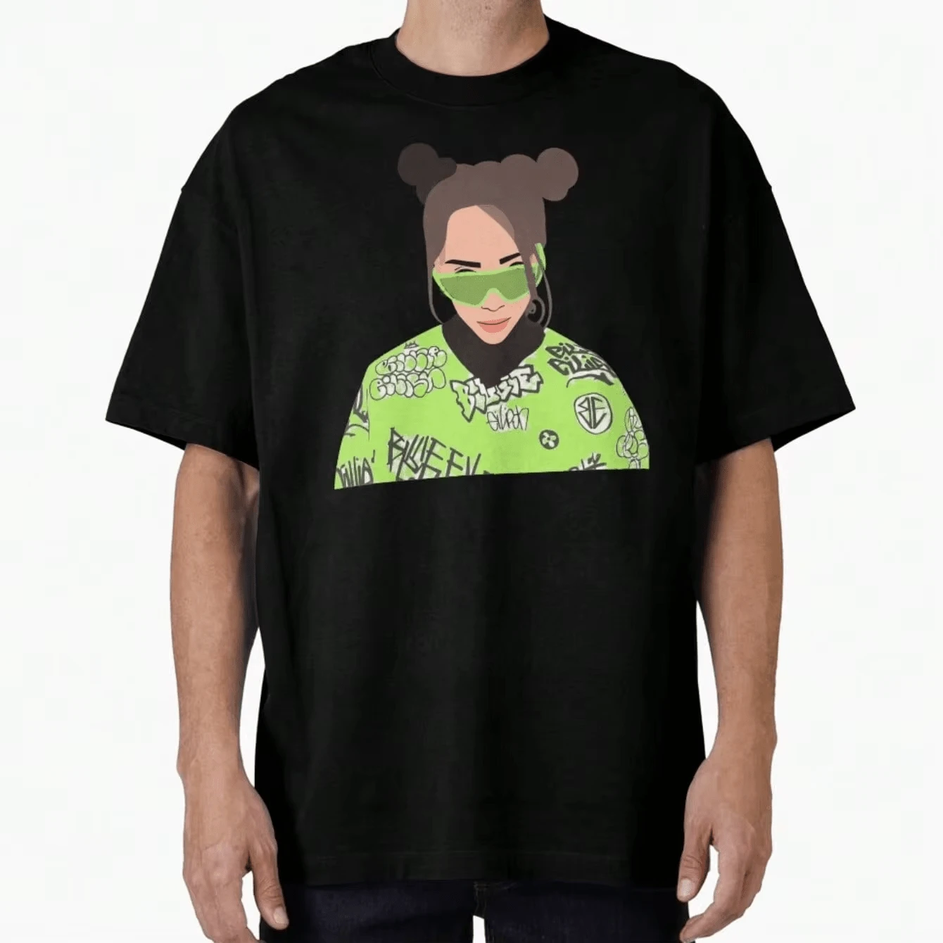 Women T-Shirts - 黑色 - 查看 1