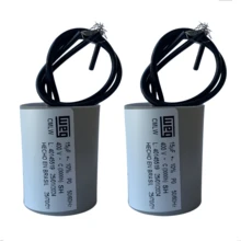 Capacitor 15uf 380/400v 50-60hz 2 Fios Motor Lavadora Maquina Lavar Ar Condicionado WEG - Cinza Claro - Visão 8