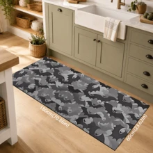 1pc Bat Pattern Printed Diatomaceous Earth Kitchen Mat, Absorbent Kitchen Floor Mat, Kitchen Rug, Long Strip Foot Mat, Sink Front Mat, Suitable For Kitchen, Bathroom, Entryway, Hallway, Laundry Room And Home Decor - Multicolor - View 16