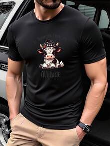Men T-Shirts - Black - View 6