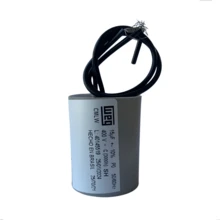 Capacitor 15uf 380/400v 50-60hz 2 Fios Motor Lavadora Maquina Lavar Ar Condicionado WEG - Cinza Claro - Visão 2