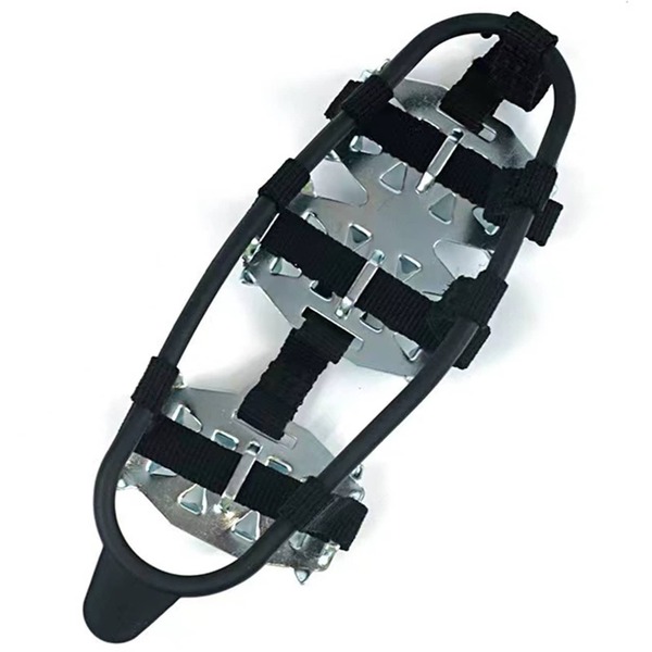 Shoe Spikes With 24 Teeth Simple Design Practical Ice Gripper Spike Shoe Cover Suitable For Outdoor Hiking