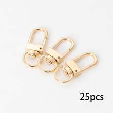 25/50pcs Rotating Door Keychain Keyring, Metal Clasp, Suitable For Jewelry Accessories And DIY Keychain Jewelry Making - Keychain - View 8