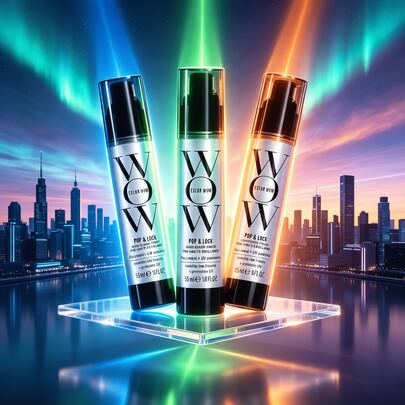 Color Wow Pop And Lock High Gloss Finish Hair Serum,Anti Humidity Frizz Control Serum With Heat Protection & Color Lock,Lightweight Non Greasy Smoothing Gloss Treatment For Bleached,Curly And Color Treated Hair, Seal Split Ends&Create Mirror Sleek Glass Hair