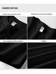Pure Women'S T-Shirt With Retro Style Pattern Printed Round Neck Short Sleeved Top Suitable For Spring And Summer Retro Personalized Shirt Loose Fit S - 黑色 - 查看 3