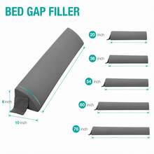 AVXLRQ This Bed Wedge Pillow Fills The Gaps In The Headboard, Features A Soft Triangular Backrest And Lumbar Support, A Removable And Machine-Washable Pillowcase, And Ergonomic Sleep Support. Its Elegant Design Enhances Comfort For Sleep And Reading. - Grey - View 13