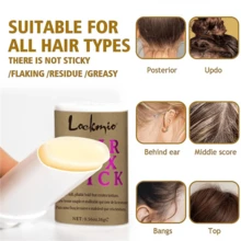 LOCKMIO 16g+75g Anti-Frizz Hair Wax Stick Long-Lasting Control Flyaway Hair Styling Wax Cream For Hairline And Broken Hair Taming - L-16g-75g-purple-wax-stick - View 4