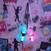 K-Pop 手燈肩背帶，K-Pop 手燈斜背帶，K-Pop 展示活動斜背帶，大孔與小孔手燈掛繩，手燈掛繩，適用於通用手燈，K-Pop 粉絲使用，適用於派對遊戲與活動、聖誕節 - 查看 3