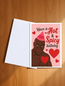 1pc Interesting & Passionate Birthday Card | Romantic & Fun Celebration Card, Suitable For Sending To Spouse, Partner, And Close Friends On Special Birthdays, Holidays, And Birthday Parties, Cartoon Fantasy Theme, Paper Material, Applicable For Valentine's Day, Anniversary, Birthday, And Other Occasions - 18*13cm - View 14