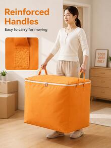 Extra Large Thickened Moving Storage Bag, Reinforced Drag Handle, Waterproof Durable Foldable Portable Storage Tote Bag, Multiple Sizes, Suitable For Dorm, Home, Office And Travel, Underbed Storage Moving Bag, Heavy Duty College Life Essentials - Multicolor - View 7