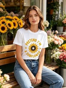 Women T-Shirts - 白色 - 查看 1
