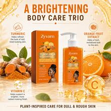 Turmeric & Vitamin C Exfoliating Body Wash With Orange Extract, Moisturizing Scrub Shower Gel, Gentle Cleansing For Smooth & Bright Skin, 100ml - Citrus - View 7