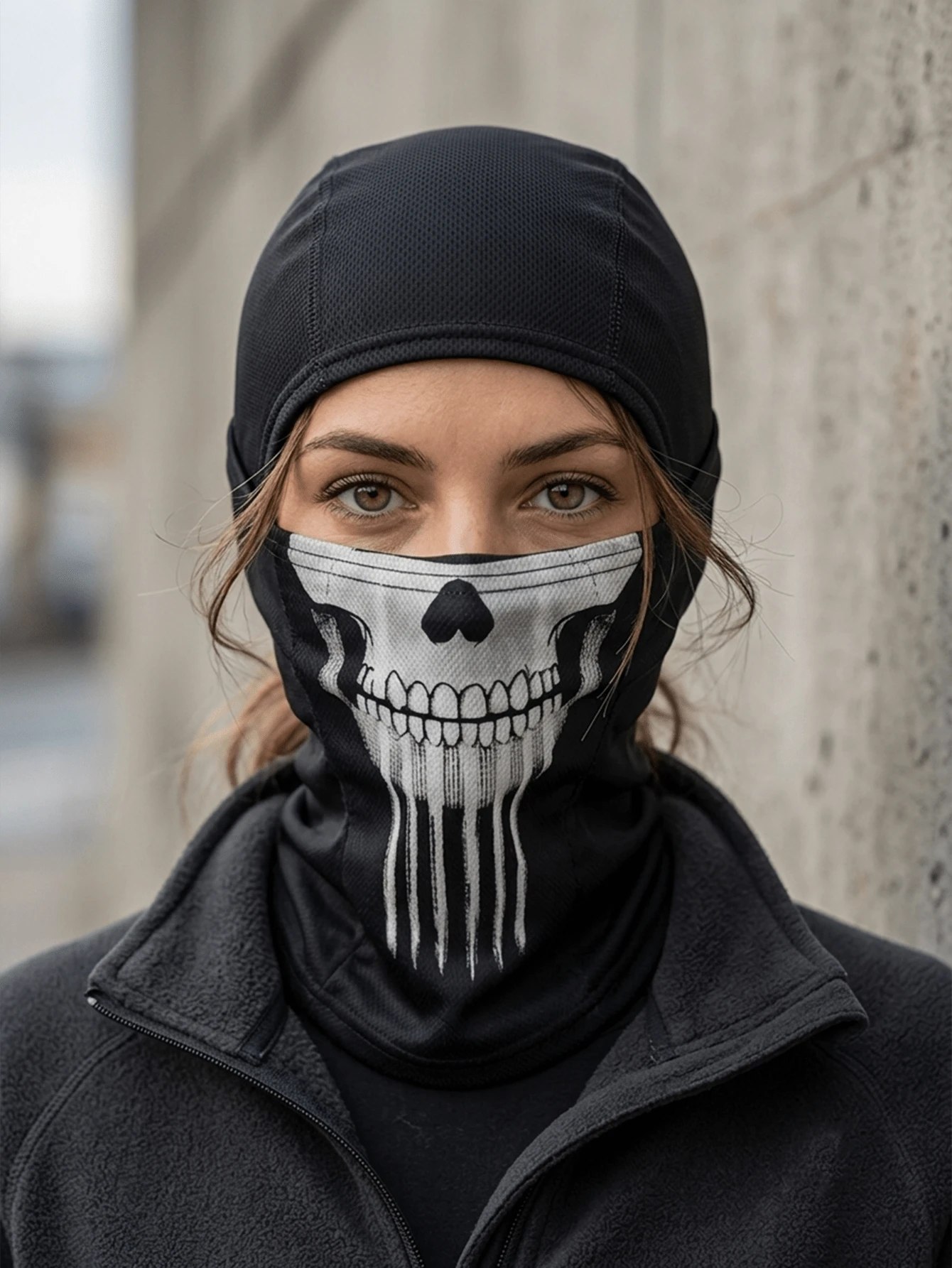Multiple Horror Pattern Quick-Dry Headwear, Breathable Lightweight Sweat-Proof Face Mask, Windproof, Suitable For Motorcycle Riding, Cycling And Street Sports, UV Protection Headgear, Suitable For Running, Fishing, Halloween Cosplay And Outdoor Activities