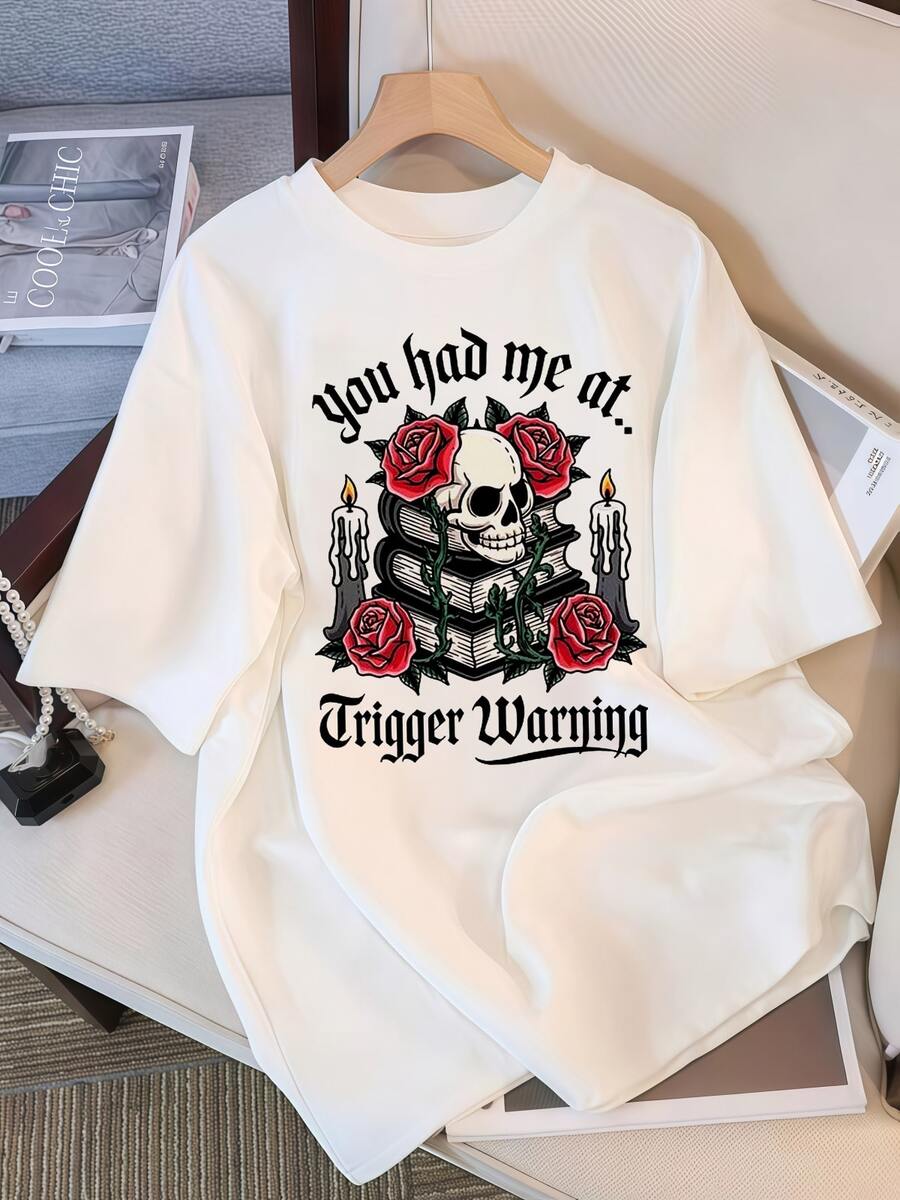 Women T-Shirts - 白色 - 查看 1