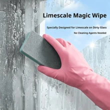 Magic Descaling Cleaning Brush, 1/2/3pcs Multi-Function Bathroom Glass Mirror Shower Room Tile Cleaning Tool, Powerful Water Stain Watermark Limescale Removal Brush, Suitable For Windows Sinks - One Size - View 1