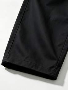 AIbart Women's Casual Low-Stretch Cargo Pants, European And American Style, Multi-Pocket Outdoor Straight-Leg Pants Black - Black - View 5
