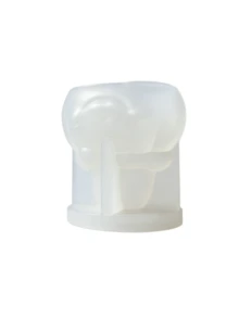 南瓜幽靈 3D 裝飾矽膠模具，蠟燭模具 - DIY 蠟燭、石膏裝飾、環氧樹脂手工藝 - 家居裝飾，可重複使用 - 南瓜幽靈 - 查看 5