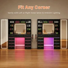 Floor & Full Length Mirrors - Black - View 10