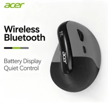 Acer Mouse Vertikal Bluetooth Nirkabel Ergonomis, Mouse Genggaman Vertikal Tiga Mode, Mouse Pelindung Tangan, Anti-Cedera Tangan Akibat Mouse, Penggunaan Kantor yang Tenang - View 8