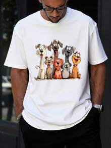 Men T-Shirts - 白色 - 查看 3