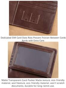 Passport Wallet Organizer With Boarding Pass Holder - Line & Letter Print, Waterproof Bi-Fold Passport Holder, Large Capacity Driving License Case With RFID Anti-Theft Function, Unisex, Suitable For Family Travel,Travel Essential - Multicolor - View 6