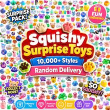 3-10pcs-Squishy Kids Cute Assorted Toy, Colorful Mixed Style Soft Squ-Eeze Fidget Toy With Fun Surprise Design, Portable Handheld Desk Play Accessory-Compression - Sleep Aid - Birthday Gift - Holiday Gift - Emotional Healing Toy - Multicolor - View 8