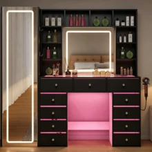Floor & Full Length Mirrors - Black - View 2
