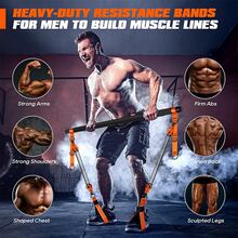 LINGPENG Fitness Equipment Heavy Duty Latex Resistance Band Adjustable Pull Up Assist Training Band Pull Up Assist Band - Multicolor - View 3