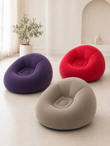 Kursi Sofa Bean Bag Tiup Besar dari Flanel Lembut, Kursi Santai Slouchy Nyaman untuk Kamar Tidur, Ruang Tamu, dan Membaca - MultiWarna - View 2