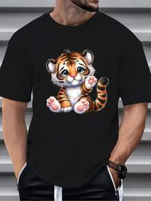 Camisetas de hombre - Negro - Ver 3