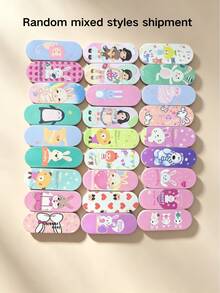 5pcs Ditsy Floral Double-Sided Nail Files, EVA Sponge Nail Files, 5cm/6cm/17.8cm Multiple Sizes Available - Multicolor - View 7