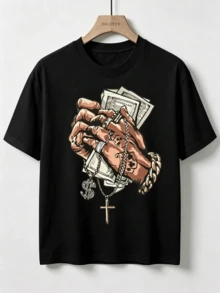 Women T-Shirts - 黑色 - 查看 1