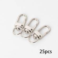 25/50pcs Rotating Door Keychain Keyring, Metal Clasp, Suitable For Jewelry Accessories And DIY Keychain Jewelry Making - Keychain - View 11