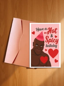 1pc Interesting & Passionate Birthday Card | Romantic & Fun Celebration Card, Suitable For Sending To Spouse, Partner, And Close Friends On Special Birthdays, Holidays, And Birthday Parties, Cartoon Fantasy Theme, Paper Material, Applicable For Valentine's Day, Anniversary, Birthday, And Other Occasions - 18*13cm - View 20