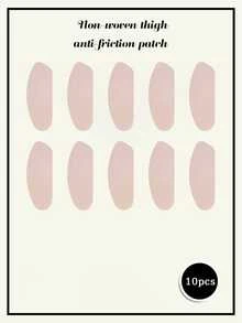 2/10/20pcs Unisex Long Leg Anti-Chafing Patches, Khaki, Invisible & Seamless, Anti-Friction, Suitable For Legs, Feet And Other Areas - Thin style - View 7