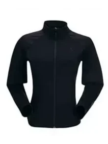 CAMEL CROWN Women's New Soft Shell Jacket, Knitted Outdoor Wear-Resistant Elastic Stand Collar Fashion Slim Fit 3D Cut Outerwear - Phantom Black - View 3