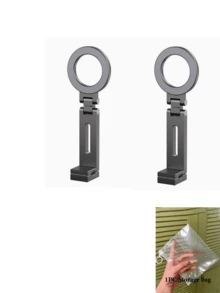Airplane Magnetic Phone Holder, Foldable And Adjustable Phone Stand, Portable Travel Phone Mount, Suitable For Airplane Seat Backs, Train Travel, Airplane Trips, Train Journeys, Long-Distance Travel Hands-Free Viewing - Multicolor - View 10