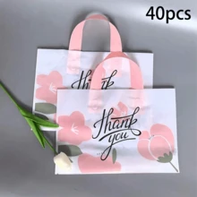 5/10/15/20/30/40/50入 花卉禮品袋－塑膠手提袋，適用於購物、婚禮、生日與節日 - 彩色 - 查看 7