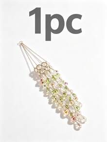 1pc Bell Flower Sun Catcher, Colorful Rainbow Maker, Floral Pattern, Reflective Decorative Wind Chime, Suitable For Balcony, Garden, Home Decor, Nature Lover Gift, Spring/Summer Decoration - Multi-color - View 13