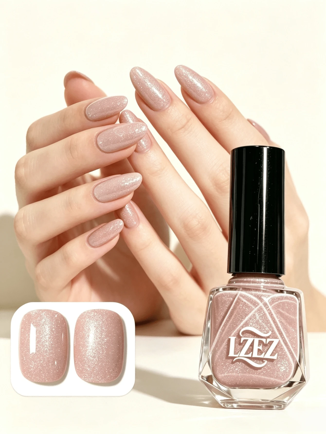 1 Bottle Water-Based Nail Polish - LZEZ - 2026 New 8ml Peelable Long-Lasting Quick-Dry Nail Polish For Students, Alcohol-Free