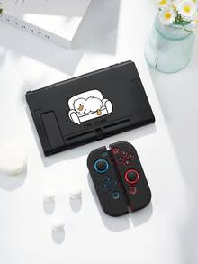 New Switch 2 (2025) 遊戲主機配件 1件裝 疲憊鴨圖案保護殼，相容於 Switch 2、Switch NS/Switch OLED/Lite，Switch 遊戲主機配件收納袋保護套，適合 Switch 玩家的浪漫禮物 - 彩色 - 查看 8