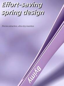 Byimy Brand Ultra-Sharp Cell Tweezers, Acne Extractor, Pimple Needle, Makeup Eyebrow Grooming Beauty Tool, Eyelash Extension Tweezers, Blackhead Remover Tweezers - Purple - View 3
